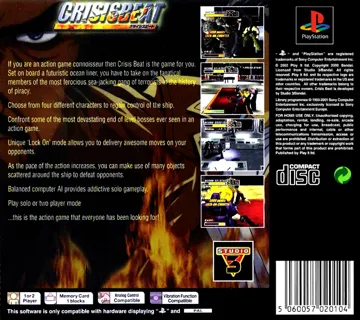 Crisis Beat (EU) box cover back